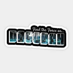 Find the Force on Dagobah! Sticker